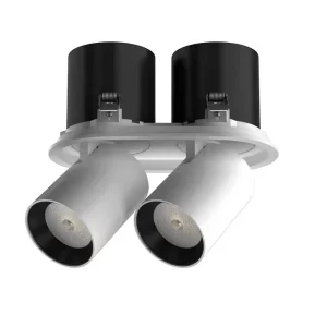 Aluminum LED Recessed Retractable Extendable Spotlights for Clothing Store Gallery Museum Background Wall Ceiling Lighting
