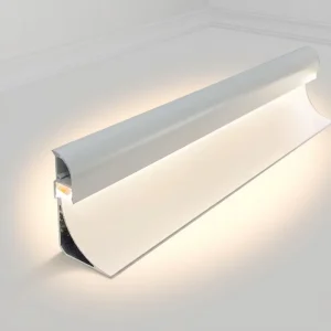 Aluminum Led Coving Profile Led Molding Light China Minimal Curved Led Profile Wall Wash Led Profile #Modernceiling
