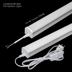 Aluminum Linkable LED Battens T12 Integrated Tube Light SMD LED Tubes Batten Light Fitting