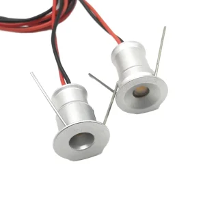 Aluminum Modern LED Spotlight 12V 1W Recessed Ceiling Wall Downlight Warm White 3000K Hotel Bedroom