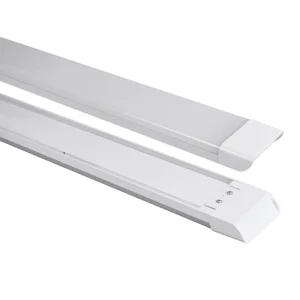 Aluminum Plastic Square LED Linear Batten Lamps 54W LED Purification Fixture 4ft 40W 3ft 2ft 1ft 9W LED Tube Light 1200mm Office
