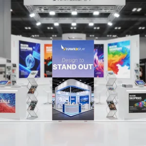 Aluminum Portable Z shaped Foldable LED Advertising Light Box Stand Tool free Assembly for Trade Show Display System