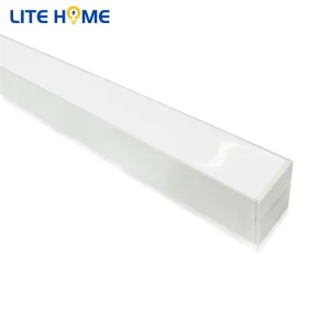 Aluminum Profile Modern Suspended Office 30W LED Hanging Linear Lights Silver/White/Black 5-Year Warranty