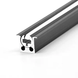 Aluminum Profile T5 Anodized Cabinet Light Skate Rail Adjustable Angle Embedded Installation Slotted Linear Lamp Warm White