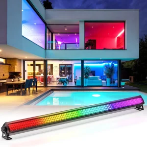 Aluminum RGB 3 In 1 LED Sound Control Stage Light for Architecture Advertising Stage Bar Wall Washer Lights
