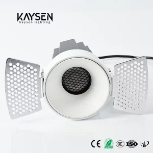Aluminum Recessed LED Spot Down Light Dimmable Indoor Downlight Fixture for Hotel Office