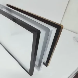 Aluminum Tempered Glass LED Light Box Rectangle Sliding Picture Decorative Light Box for Mall Promotions Hanging for Posters