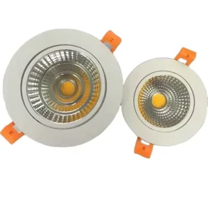Aluminum Universal Joint Led Spotlight Cob Recessed Downlight Concrete Ceiling Light