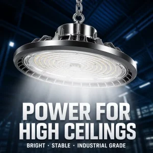 Aluminum Waterproof IP54 Industrial Warehouse UFO LED High Bay Lights 100w 150w 200w 5000K Pendant LED Industrial High Bay Lamps