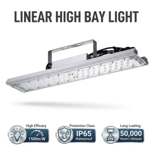 Aluminum for Linear High Bay Light Commercial AC 85-265V 5000K 5-Year Warranty
