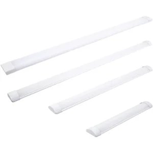 Aluminum plastic 120lm/w 120cm 1200mm 150cm 1500mm 240cm 2400mm Flat 3 Lines LED Batten Linear Tube Light 36w 54w 72w
