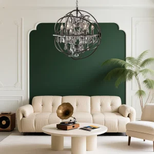 American Style Indoor Crystal Chandelier Home Modern Fixtures Ceiling Lighting Restoration Manufacturer Led Pendant Light