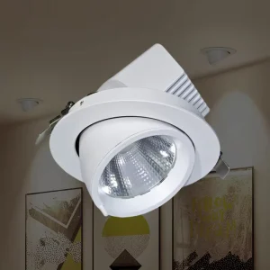 Angle Adjustable Telescopic Eyeball Recessed Light Embedded Spotlight for Art Boutique Hotel Restaurant Display Lamp
