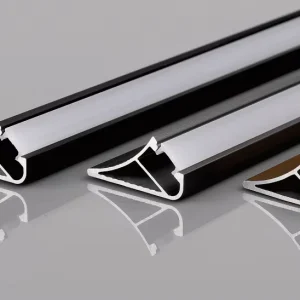 Anodized Aluminum Channel for LED Strip Light Ultra Thin Cabinet Lights Profile with PC Diffusion Hood