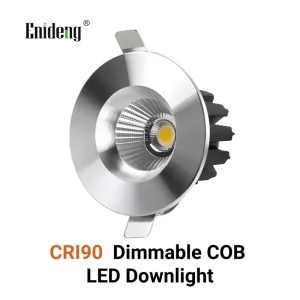Anti Glare Dimmable COB LED Recessed Downlight CRI90 Ceiling Spotlight 15 24 38 60 Degree Project Lighting for Hotel