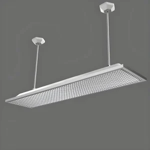 Anti Glare Grille Light Aluminum Profile Fittings Eyes Protect Classroom Suspended Ceiling Hanging Light