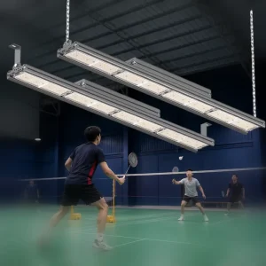 Anti Glare Pickleball Lights Linear High Bay LED Fixture for Pickleball Court Light Badminton Court Lights Indoor Sports Venue