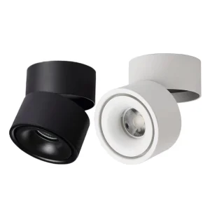 Anti Glare White Spotlight 360 Degree Adjustable LED Spotlight Aisle Corridor Nordic Surface Mounted Folding Spotlight