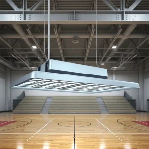 Anti Glaring UGR<19 IK10 High Light Brightness Highbay Warehouse Lamp Industrial LED Linear High Bay Light 130/160lm/W