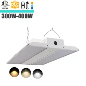 Anti glare Free Flicker 2 Year Warranty ETL DLC CE For Factory Industrial Linear High Bay Light 100w 300w 400w