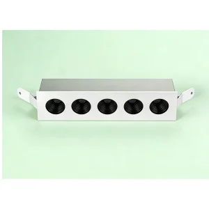 Anti glare Louver Aluminum LED Industrial Grille Light Recessed Mount High CRI Indoor Office Hotel Ceiling Lamp