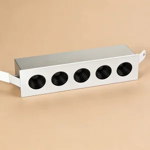 Anti glare Louver Aluminum LED Industrial Grille Light Recessed Mount High CRI Indoor Office Hotel Ceiling Lamp 5-Year Warranty