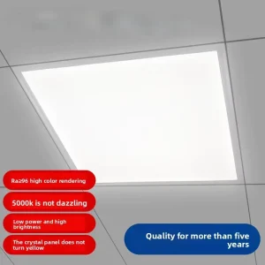 Anti-glare Office RGB LED Panel Light 60×60 5000K Professional Recessed Ceiling Flat Panel Lamp for School Project