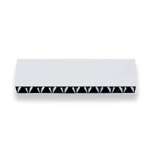 Anti-glare Recessed Mounted Linear Grille Aluminum LED Downlight High CRI 95 5 Year Warranty for Residential & Commercial Spaces
