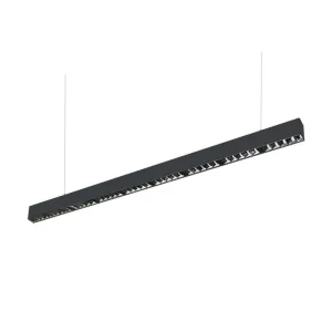 Anti glare Surface Mounted LED Linear Light 85lm/W Aluminum Commercial Pendant Lamp for Supermarket Office