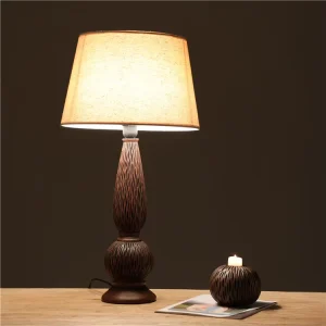 Antique Home Hotel Decoration Night Light Interior Decor Table Lamp Handmade Resin Bedside Lamps