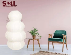 Antique Japanese Style Decorative Desk Light Home Decor Art Designer Dining Standing Lamp Paper Floor Lamp