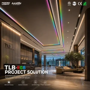 Architectural 4FT 30W 3900lm LED Linear Light with L T X Y V Connectors for Commercial Layouts