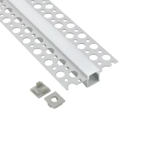 Architectural Aluminum Alloy LED Profile Anodized T Profile 6000 Series Ceiling Recessed Lighting Gypsum Plaster Drywall
