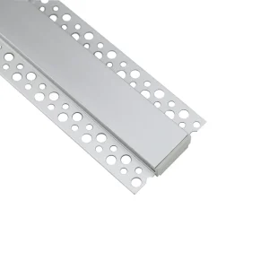 Architectural Anodized Aluminum Alloy T Profile Ceiling Recessed LED Profile for Gypsum Drywall CRI 90 Dimmable