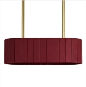 Architectural Design Suspended Acoustic Pendant Light With High Performance LED Lighting for Modern Office and Commercial Space