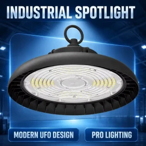 Architectural Grade Industrial LED UFO High Bay Light AC220V Heavy-Duty Aluminum Warehouse Factory Lighting Fixture