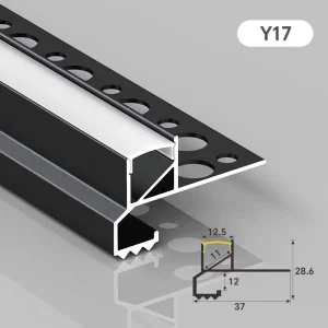 Architectural LED Aluminum Profile Channel with Multi-Cavity Design and Diffuser Cover