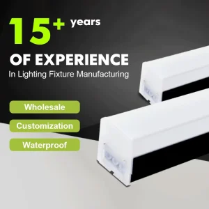 Architectural LED Linear Pendant Light Linkable System Aluminum Profile Extrusion for Luxury Office Commercial Space