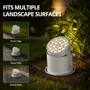 Architectural LED Tree Lighting Fixture Multi Lens Outdoor Uplight IP65 Aluminum Body for Landscape & Garden Project Lighting