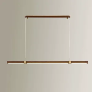Architectural Led Designer Linear Suspension Lamp Modern Long Bar Led Pendant Light for Office & Dining