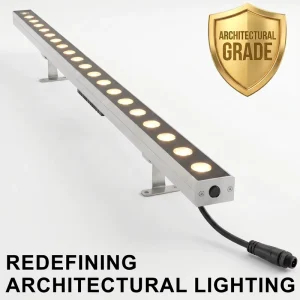 Architectural Lighting LED Bar IP67 RGBW DMX512 High CRI Linear Wall Washer for Premium Building Facade Design