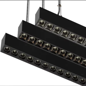 Architectural Slim LED Linear Pendant Light 1200mm 1500mm 1800mm 2400mm for Office Commercial Lighting Projects