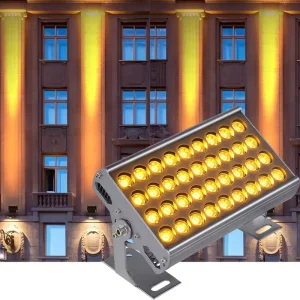 Architectural Wall Washer Light DMX512 48W R G B W Outdoor COB Flood for Outdoor Facade Spotlight Lighting Flood Light