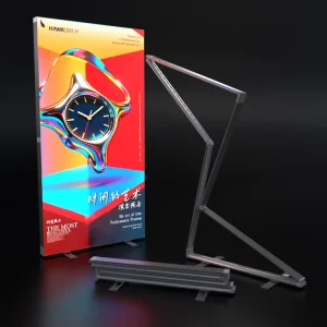 Assembled Foldable Durable 4000 Lumens LED High brightness Advertising Light Box Z shaped Instant Setup Lightbox Stand