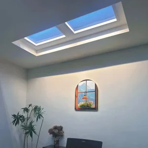 Attic Ceiling Sky Light LED Wide Field Vision Blue Artificial Skylight Faux Window Ceiling Lamp Simulate Sunshine Lighting