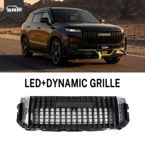 Auto Front Bumper Grill DRL Daytime Running Light LED Dynamic Front Grille for Jaecoo J7