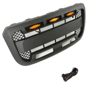 Auto Grills Pickup Black ABS Car Grille LED Light for Ford Ranger Accessories for Ford F150 Grill Lights