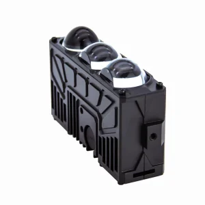 Auto Headlight 6500K Customizable Three Eye Grille Light LED Car Light
