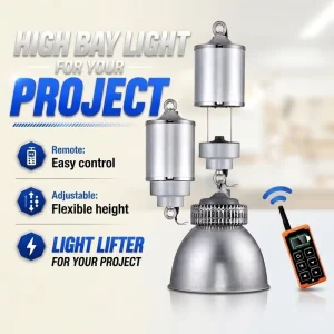 Auto Warehouse Lighting Lifter Switch Control Grow Light Lifters Easy Replace High Bay Light