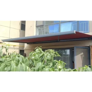 Automatic Sunshade Canopy Outdoor Electric Canopy Terrace Courtyard Intelligent Remote Control with Led Lights